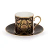Royal Collection Shop Acanthus Black Coffee Cup And Saucer