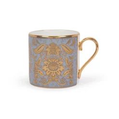 Royal Collection Shop Acanthus Grey Coffee Cup And Saucer