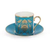 Royal Collection Shop Acanthus Turquoise Coffee Cup And Saucer