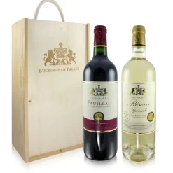 Royal Collection Shop Buckingham Palace Claret & Reserve Blanc Wine Gift Set