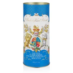 Royal Collection Shop Buckingham Palace Salted Caramel And Chocolate Biscuit Tube