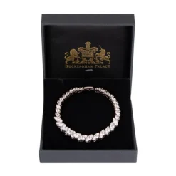 Royal Collection Shop Buckingham Palace Slim Oval Crystal Bracelet