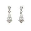 Royal Collection Shop Crystal Decagon Earrings