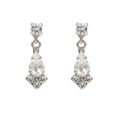Royal Collection Shop Crystal Decagon Earrings