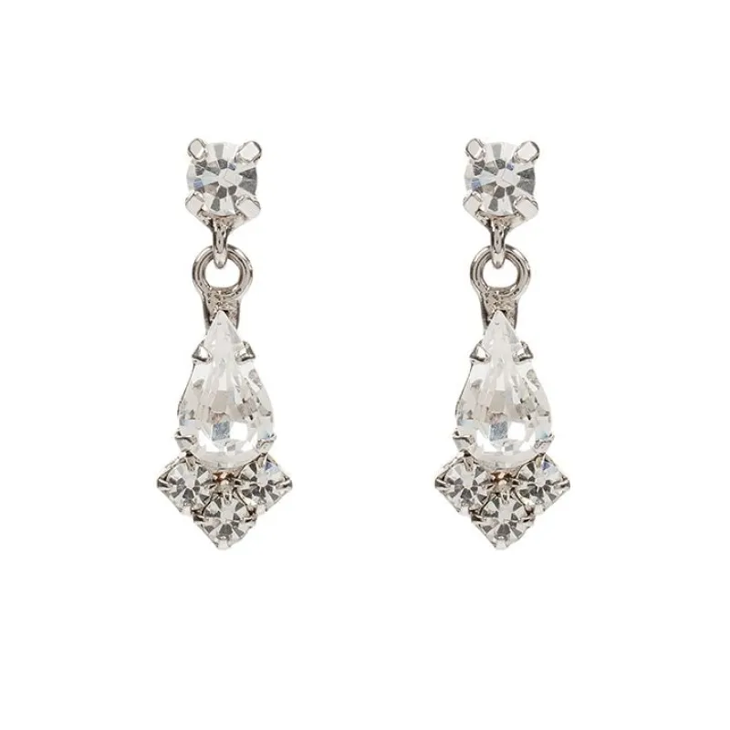 Royal Collection Shop Crystal Decagon Earrings