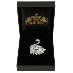 Royal Collection Shop Crystal Swan Brooch