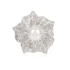 Royal Collection Shop Flower With Pearl Brooch