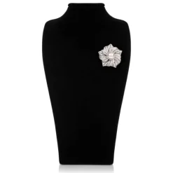 Royal Collection Shop Flower With Pearl Brooch