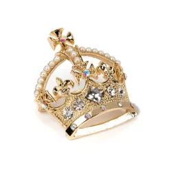 Royal Collection Shop Gold Crown Brooch