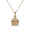 Royal Collection Shop Gold Crown Necklace
