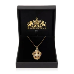 Royal Collection Shop Gold Crown Necklace