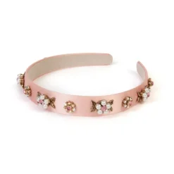 Royal Collection Shop Jewel Encrusted Pink Hairband