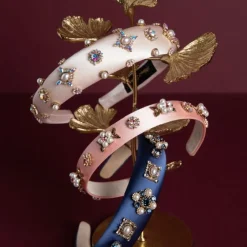 Royal Collection Shop Jewel Encrusted Pink Hairband