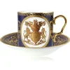 Royal Collection Shop Lustre Cobalt Coffee Cup And Saucer Set