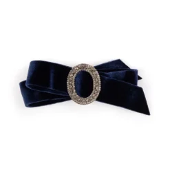 Royal Collection Shop Navy Velvet Bow