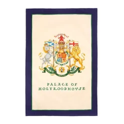 Royal Collection Shop Palace Of Holyroodhouse Crest Tea Towel