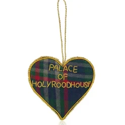 Royal Collection Shop Palace Of Holyroodhouse Tartan Heart Decoration
