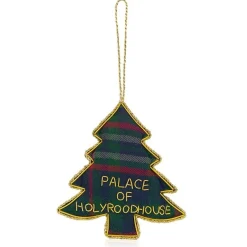 Royal Collection Shop Palace Of Holyroodhouse Tartan Christmas Tree Decoration