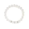 Royal Collection Shop Pearl And Crystal Disc Bracelet
