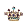 Royal Collection Shop Purple And Gold Crown Brooch