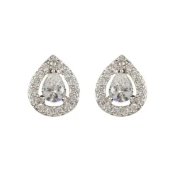 Royal Collection Shop Silver Teardrop Earrings