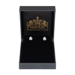 Royal Collection Shop Silver Teardrop Earrings