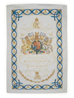 Royal Collection Shop The Coronation Tea Towel