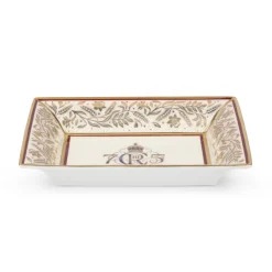 Royal Collection Shop The King'S 75Th Birthday Limited Edition Red Tray