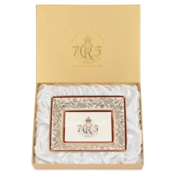 Royal Collection Shop The King'S 75Th Birthday Limited Edition Red Tray