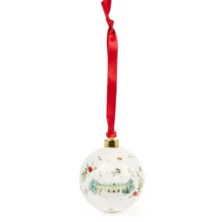 Royal Collection Shop The Palace Of Holyroodhouse Fine Bone China Bauble