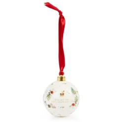 Royal Collection Shop The Palace Of Holyroodhouse Fine Bone China Bauble