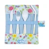 Royal Collection Shop The Summertime Blue Bamboo Cutlery Wrap