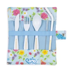 Royal Collection Shop The Summertime Blue Bamboo Cutlery Wrap