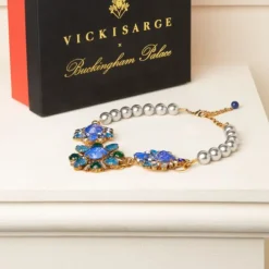 Royal Collection Shop Vicki Sarge Blue And Grey Pearl Necklace