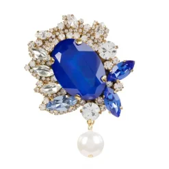 Royal Collection Shop Vicki Sarge Blue Crystal Brooch