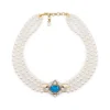 Royal Collection Shop Vicki Sarge Triple Strand Pearl Necklace