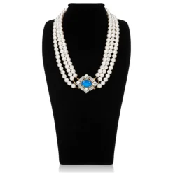 Royal Collection Shop Vicki Sarge Triple Strand Pearl Necklace